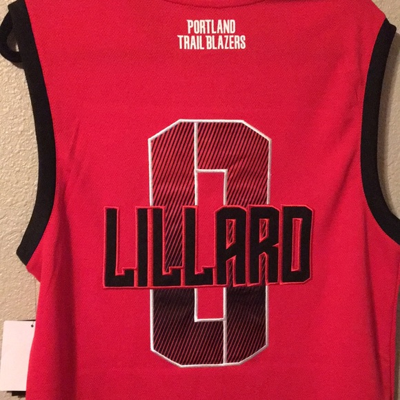DAMAIN LILLARD Portland Trailblazers Basketball Jersey Size Meduim NEW - Picture 5 of 6